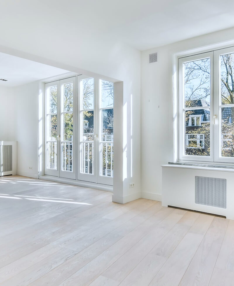 Wohnungssanierung - frisch renovierte Wohnung